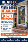 Storm door  Installation