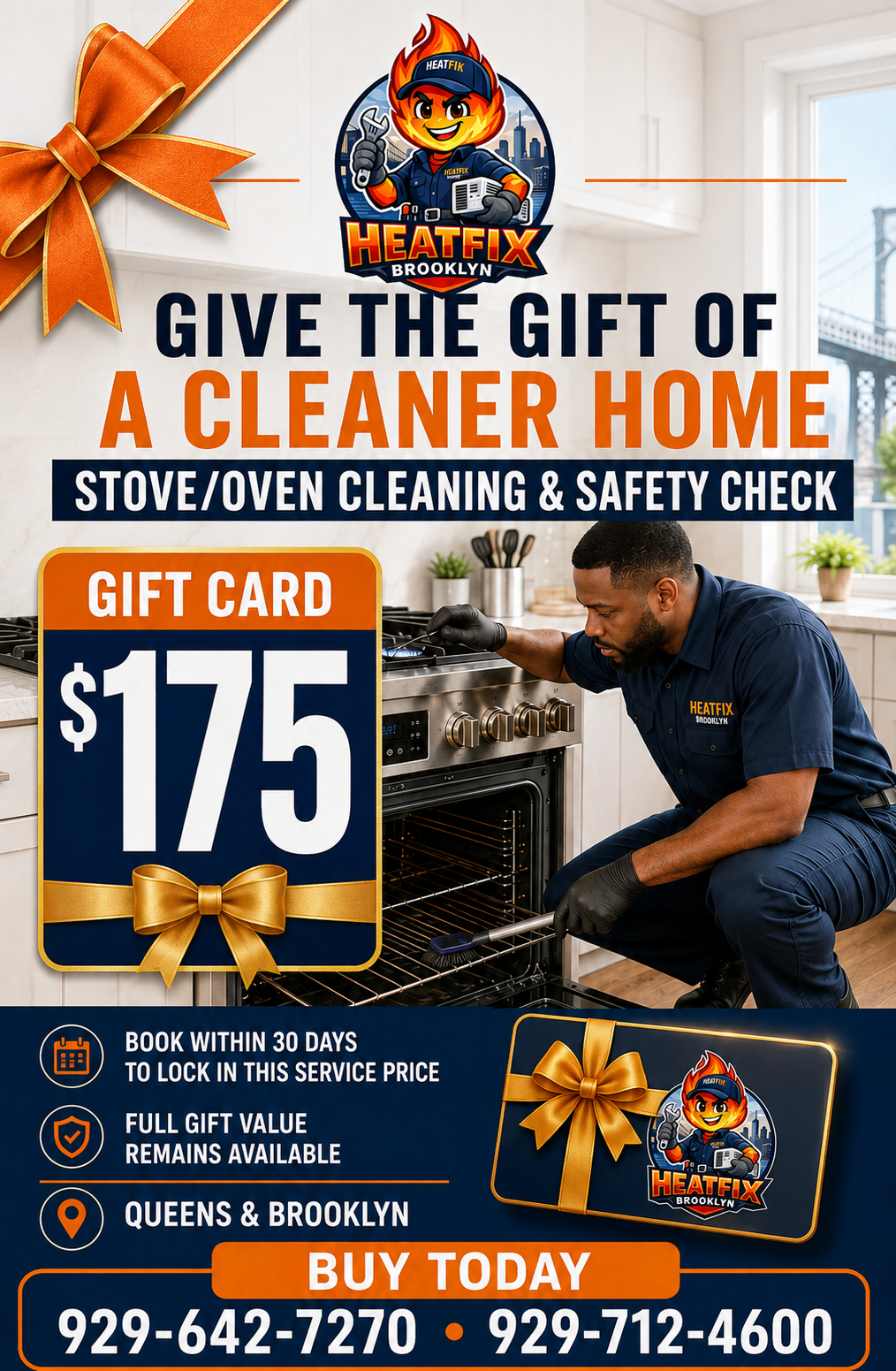 Stove Cleaning Gift Card