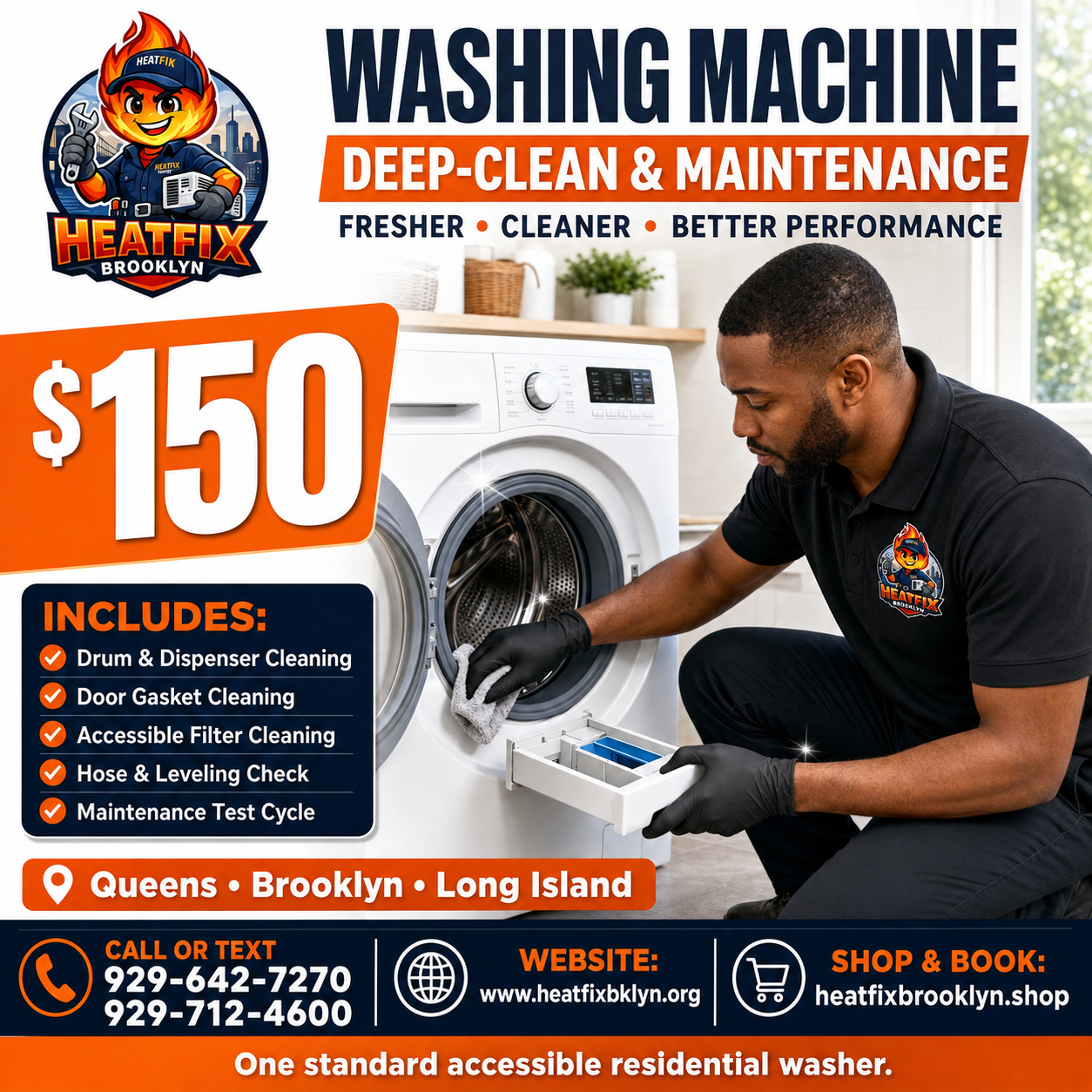Washing Machine Deep-Clean & Maintenance