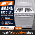 Amana Gas stove – Tested, Affordable and Backed by a 90-Day Warranty
