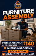 Dresser Assembly — Up to 6 Drawers
