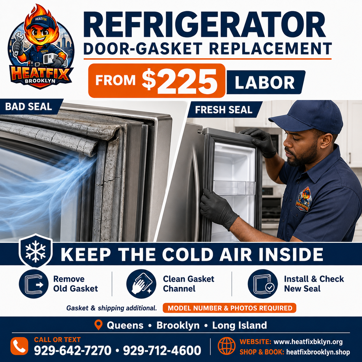 Refrigerator Door-Gasket Replacement