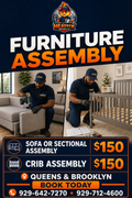 Sofa, Sectional or Crib Assembly