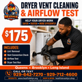 Dryer Vent Cleaning & Airflow Test