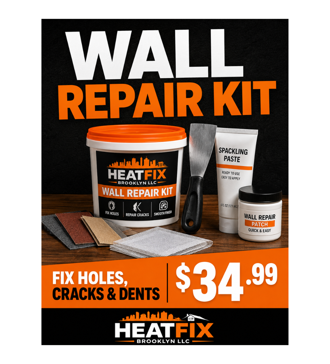Wall Repair Kit - HeatFix Brooklyn LLC