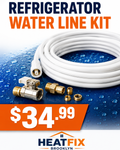 Refrigerator Water Line Kit - HeatFix Brooklyn LLC